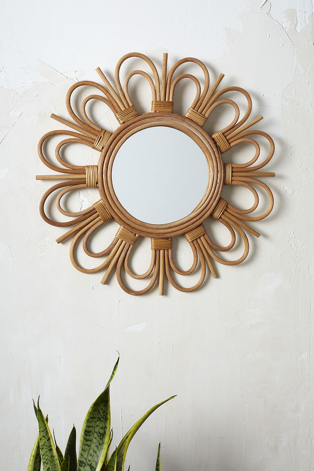 Rattan Sunflair Mirror